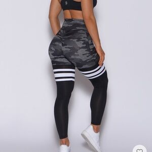 Scrunch thigh high bombshell leggings